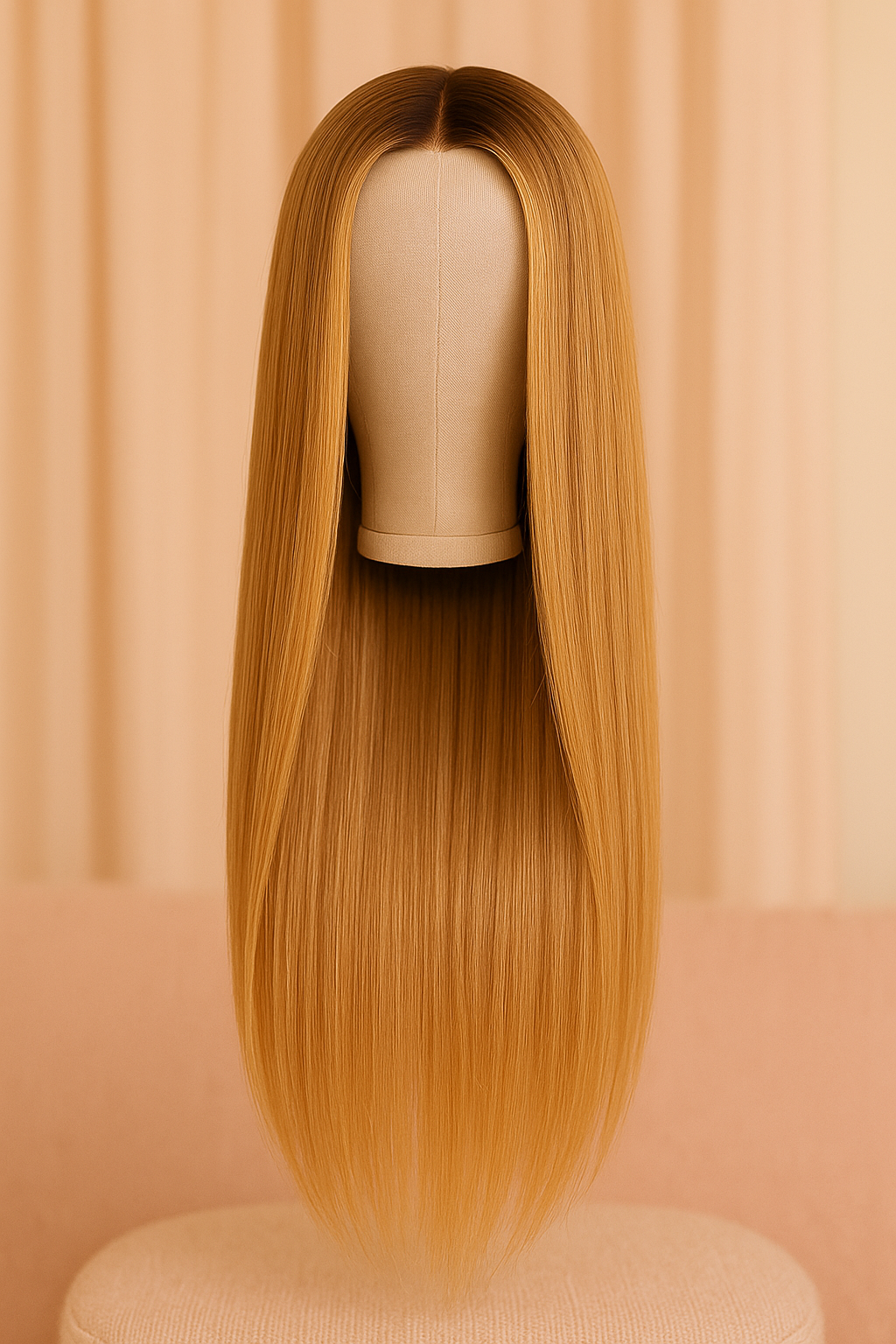 Golden Glow Wig